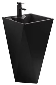 Mexen Ida, voľne stojace umývadlo 46x46x82 cm, čierna matná, 26114670