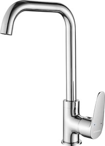 Kuchinox Sagra, stojanková drezová batéria s L-výtokom, chrómová, LAV-BQR_065D