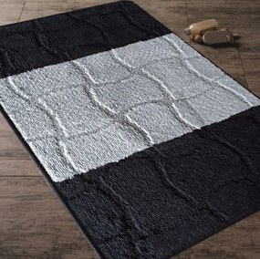 Sada kúpeľňových koberčekov Montana Sariyer XL Black