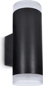 Brilagi - LED RGBW vonkajšie nástenné svietidlo MATERA 2xGU10/4,8W/230V čierne IP54