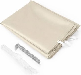 MultiGarden Záhradný samorozkladací stan s baldachýnom 3x3m - béžová MultiGarden