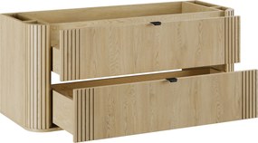 Comad Kúpeľňová skrinka pod umývadlo Ovalia Cremona 120 dub cremona