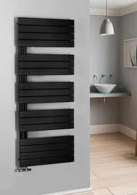 Aqualine Aqualine, MILI vykurovacie teleso 450x934 mm, čierny mat, DC606T