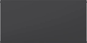 Mexen, Mexen Flat CF22 panelový radiátor 500 x 800 mm, bočné pripojenie, 1092 W, antracit - W422F-050-080-66