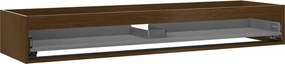 Mexen Box-A, závesná skrinka 160 cm, 1 zásuvka, orech, 91AX0-1600-235-1-86