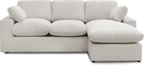 Béžová menčestrová rohová pohovka Belair – Bobochic Paris