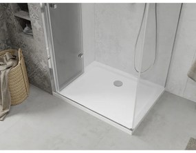 Mexen Lima sprchovací kút 80x100cm, 6mm sklo, chrómový profil - číre sklo + Slim sprchová vanička - 856-080-100-00-00-4010