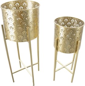Sada 2 ks stojanů na květiny Golvy B zlatá