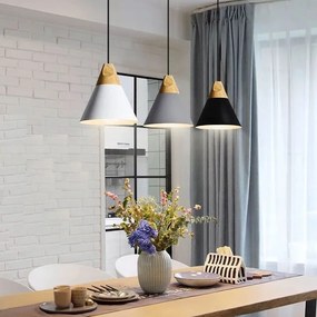 Dekorstudio Retro stropná lampa Loft Scandi A čierna