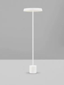 LED bielo-čierna stojaca lampa Vetro