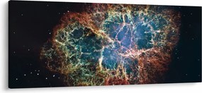 Obraz - Krabie hmlovina (120x50 cm)