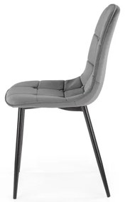 Jedálna stolička KINDREL, 1 ks, sivá
