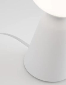 Dizajnová stolová lampa Zero 10 biele
