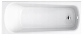 Cersanit Nao, akrylátová vaňa 170x70cm + nožičky, biela, S301-244