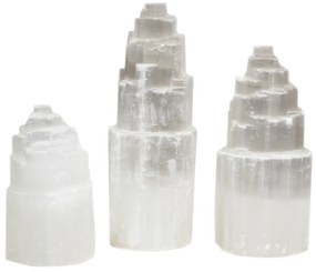 Prírodná selenitová lampa - 25 cm