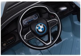 LEAN CARS ELEKTRICKÉ AUTÍČKO BMW i8 - NELAKOVANÉ - MODRÉ -  2x45W MOTOR - 1x12V4,5Ah - BATÉRIA - 2021