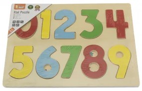 Puzzle skladačka na podložke Viga 58545 čísla