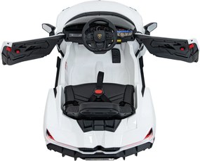 Ramiz Lamborghini Revuelto vozidlo Biela