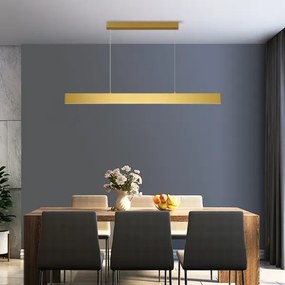 Brilagi - LED Stmiev. luster na lanku SLIMLINE LED/40W/230V 3000-6000K zlatá + DO