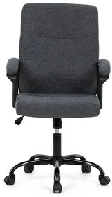 Autronic BONTEC Kancelárske kreslo, hojdací mechanizmus, čierna látka, KA-Y391 BK2 Farba: Šedá