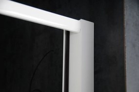 Aqualine Aqualine, AMICO sprchové dvere výklopné 1040-1220x1850mm, číre sklo, G100