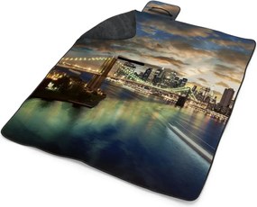 Sablio Plážová deka Brooklynský most: 200x140 cm