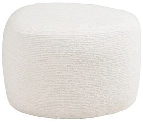Krémovobiely ženilkový taburet Hilo – House Nordic