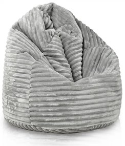 Sedací vak Bag Sako Stripe XXL Farba: Sv. sivý