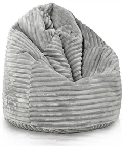 Sedací vak Bag Sako Stripe XXL Farba: Sv. sivý