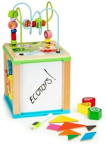 Bestent Drevená edukačná kocka s príslušenstvom Home