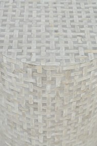 Odkladací stolík Avola 40 cm sivý