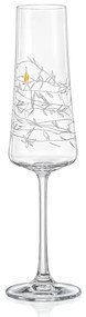 Crystalex poháre na šampanské Love 210 ml 2KS