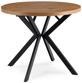 Stôl RENO 90–190 cm Dub Zlatý/Čierny