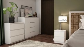 Skrinka/nočný stolík Carlos 402S, bílá