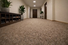 Koberec metráž New Orleans 142 s podkladom Resine, na mieru, šíře 4m, hnedá, resine, chodba / predsieň, Beaulieu International Group