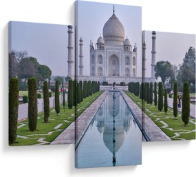 Obraz - Taj Mahal za východu slnka (90x60 cm)