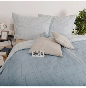 Obliečky Velur modré satén EMI