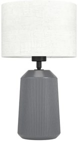 Eglo 900824 - Stolná lampa CAPALBIO 1xE27/40W/230V šedá