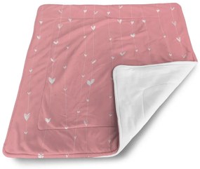 Sablio Deka pre bábätko Asymetrické srdiečka - 90x120 cm