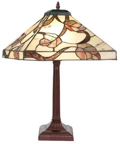 Vitráž Tiffany svietidlo LEAVES LIGHT