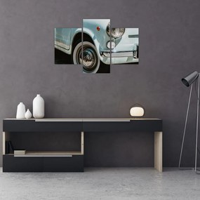 Obraz - Retro auto Fiat (90x60 cm)