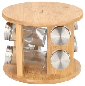 Sada 8 koreničiek BAMBOU na otočnom stojane ALL 975824