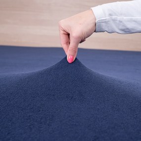 4Home Froté prestieradlo tmavomodrá, 180 x 200 cm