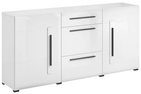 Komoda Tulsa 26 biela lesklá