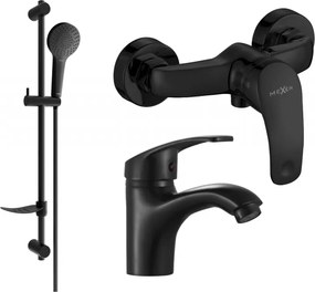Mexen Fabia DF05 sprchová súprava, čierna - 746504DF05-70