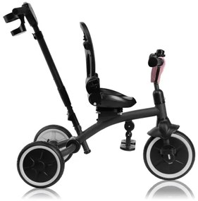 Lionelo - Detská trojkolka TRIS PLUS Pink Rose