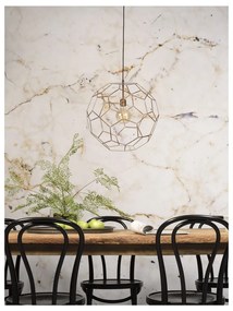 Hnedé závesné svietidlo s kovovým tienidlom ø 34 cm Marrakesh – it's about RoMi