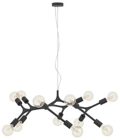 Eglo 98347 - Luster na lanku BOCADELLA 12xE27/60W/230V