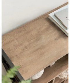 Knižnica NAVARO hnedá/čierna