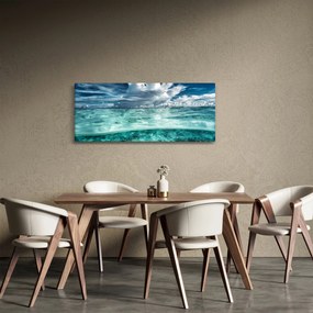 Obraz - Pohľad pod morskú hladinu (120x50 cm)
